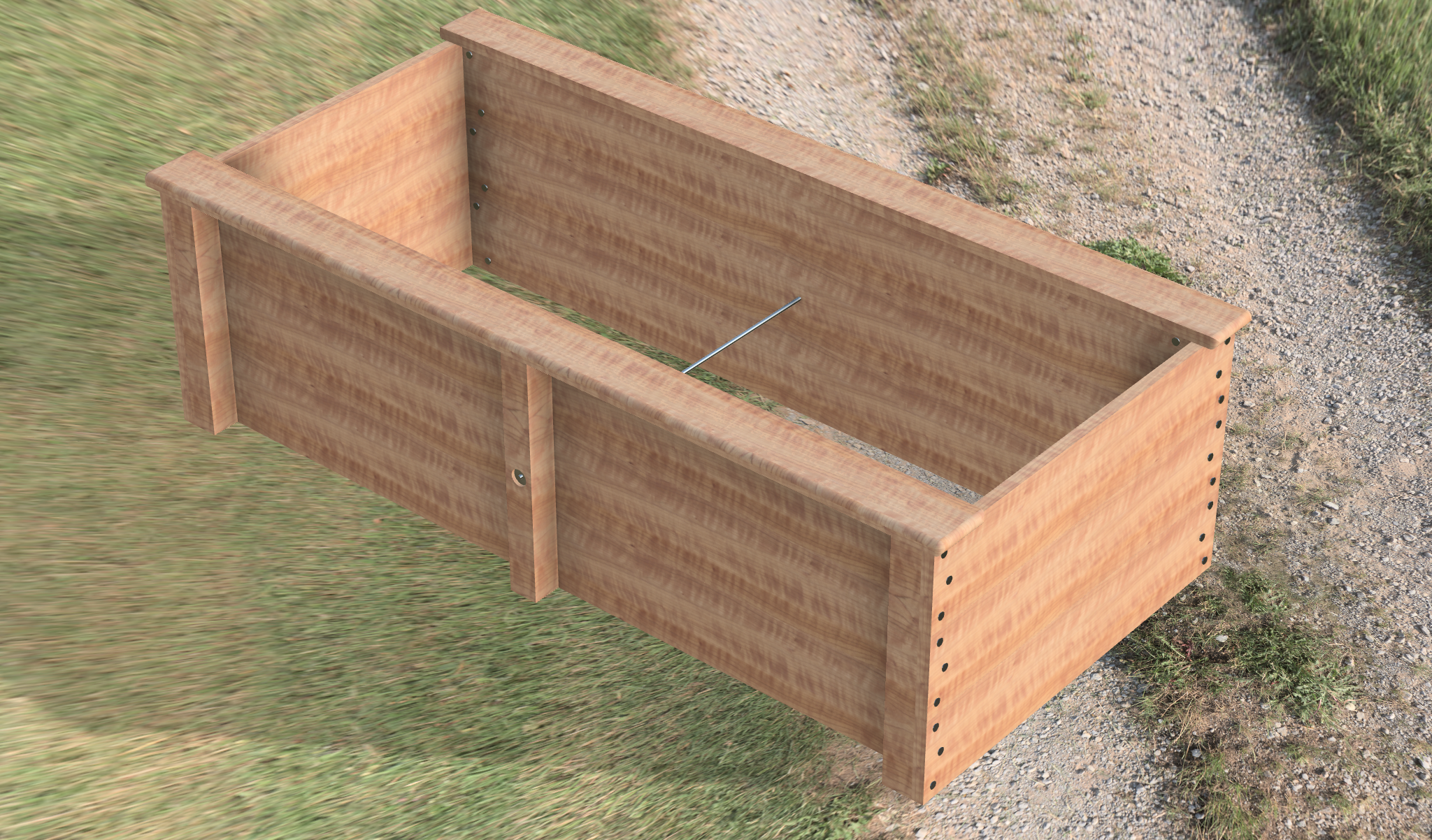 Hochbeet Konstruktion